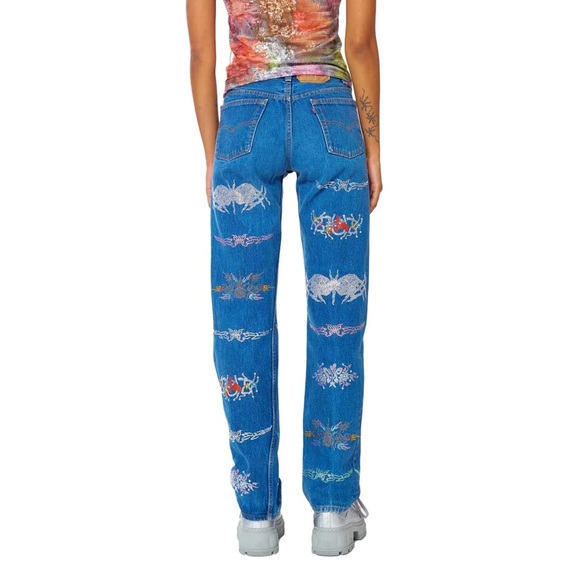 Collina Strada Rhinestone Jeans - Picture 2 of 2